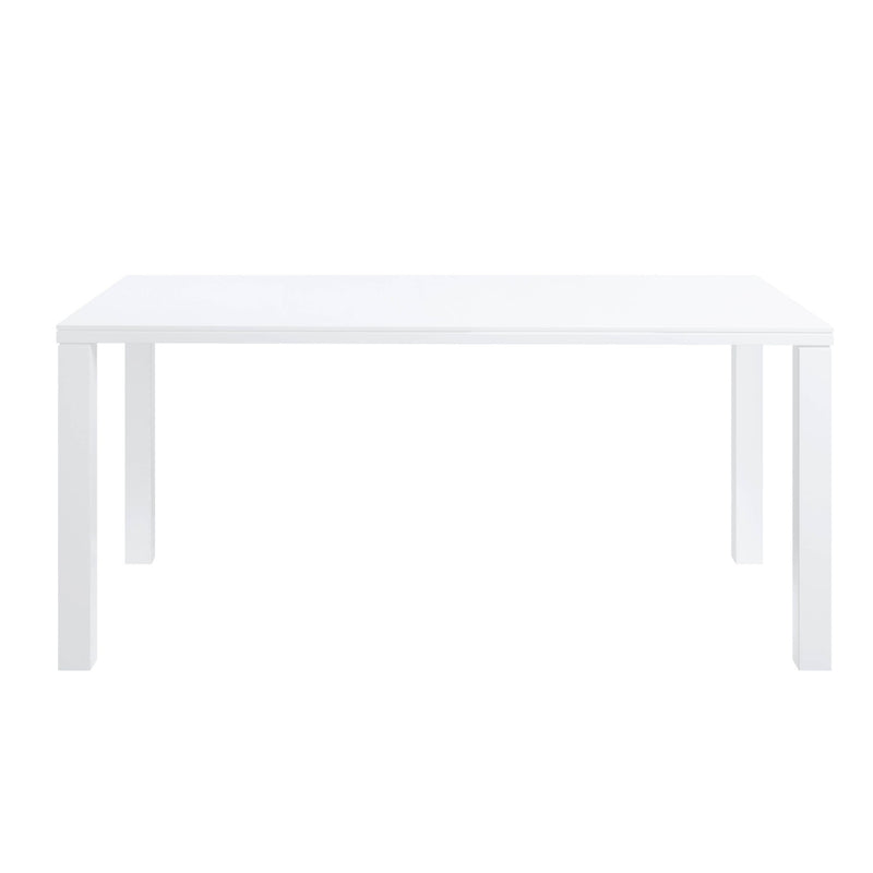 Pagan - High Gloss Dining Table - White