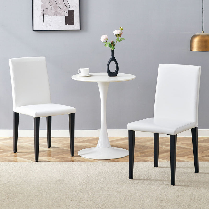 Versatile Dining Chairs With Comfortable Design And Metal Legs