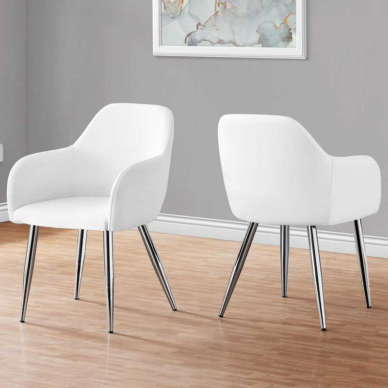 Dining Side Chair, Upholstered For Dining Room, Contemporary & Modern (Set of 2)