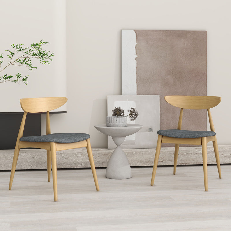 Ergonomic Back Dining Chairs (Set of 2)