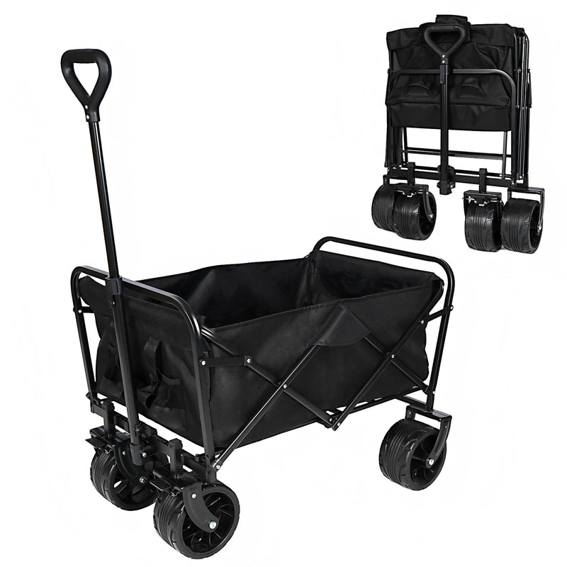 Wagons Carts Heavy Duty Foldable With Big Wheels