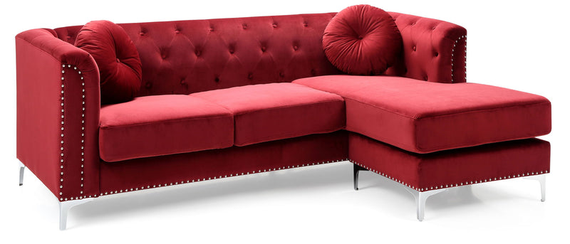 Soft y Micro Suede Sofa Chaise