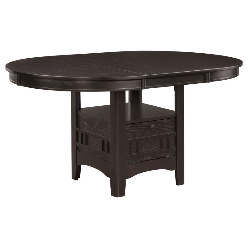 Illkirch - Oval Extension Leaf Dining Table With Expandable Surface - Espresso