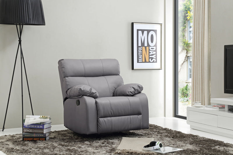 Manny - Rocker Recliner - Gray