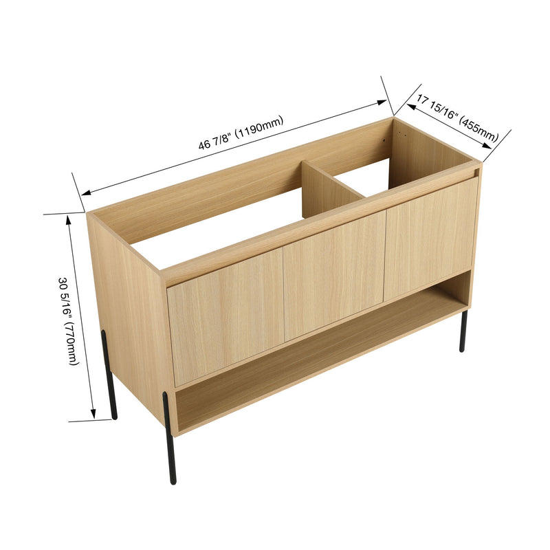 Freestanding Bathroom Vanity & Soft Close Cabinet Doors