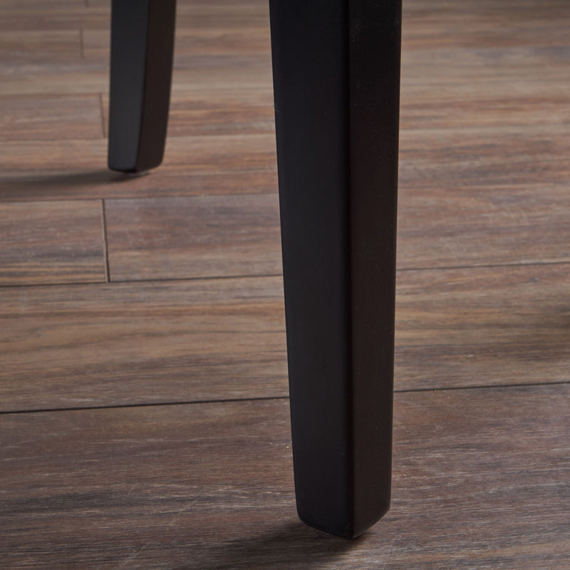 Contemporary Dining Chair With Rubberwood Legs (Set of 2)