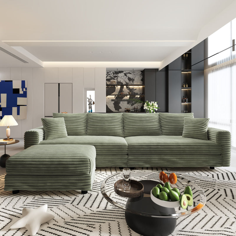 Modern Comfy Upholstered Sofa Cloud Couch & Deep Seat Couches