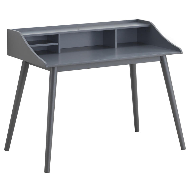 Writing Desk With 4 Compartments - Gray