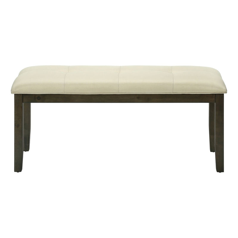 Bench, Rectangular, Hallway, Upholstered, Transitional - Cream