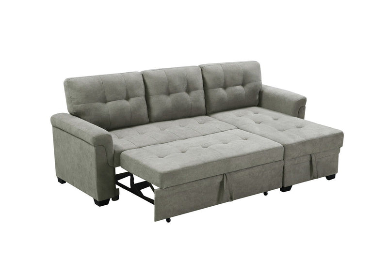 Lucca - Reversible Sleeper Sectional Sofa With Storage Chaise