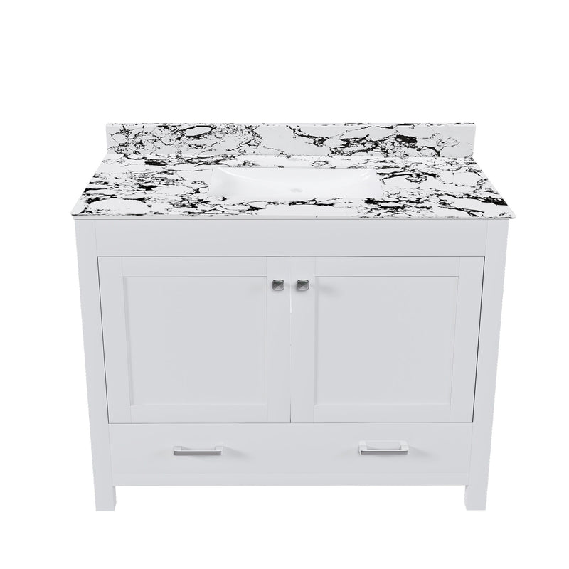 Bathroom Vanity & Storage - White