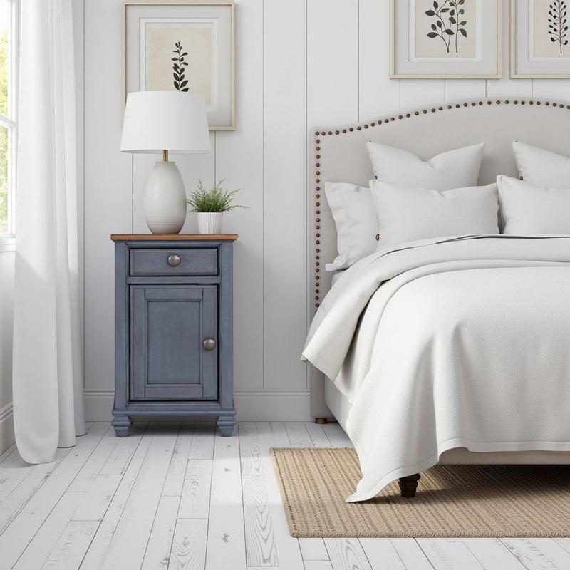 Americana - Chairside Table - Blue