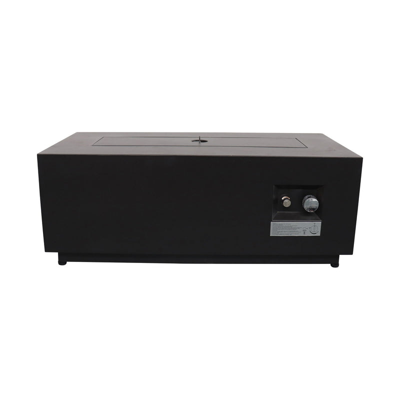 Outdoor Fire Pit Table With Lid, Fuel Versatility